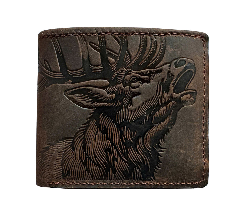 Custom Leather Wallet, Handmade Cowhide Slim Bifold, Personalized