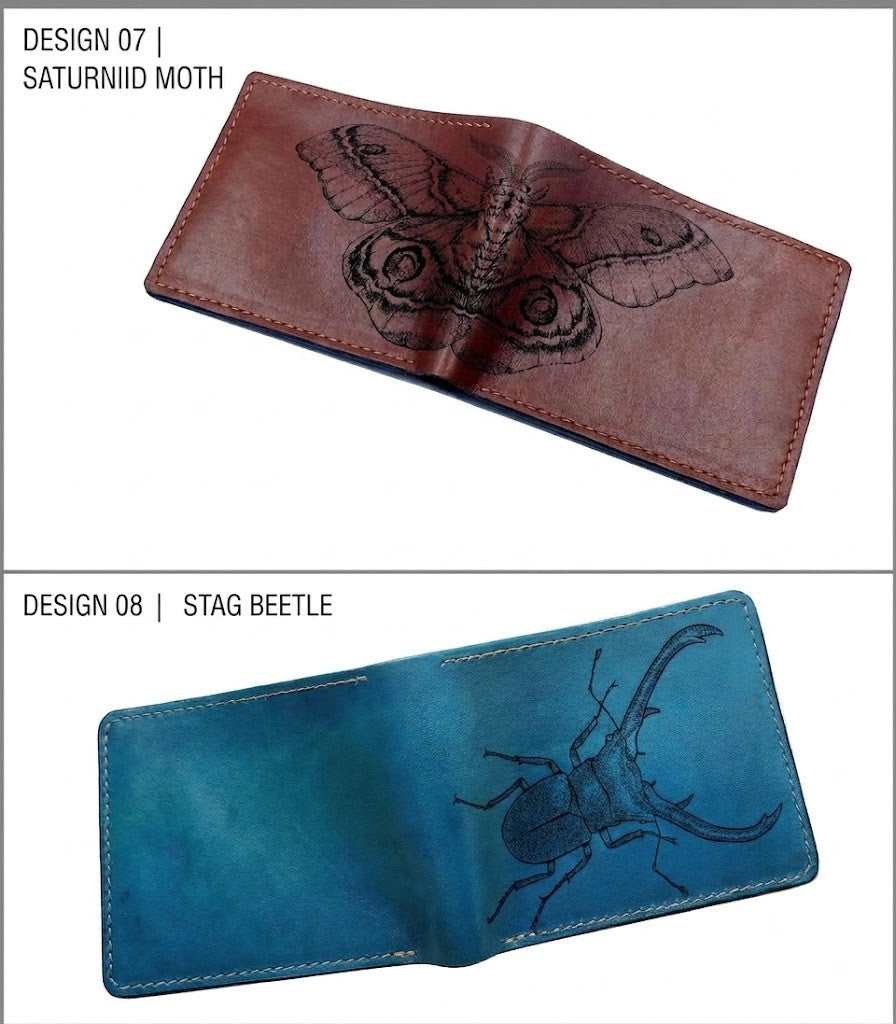 Insect genuine leather handmade gifts, personalized insect present