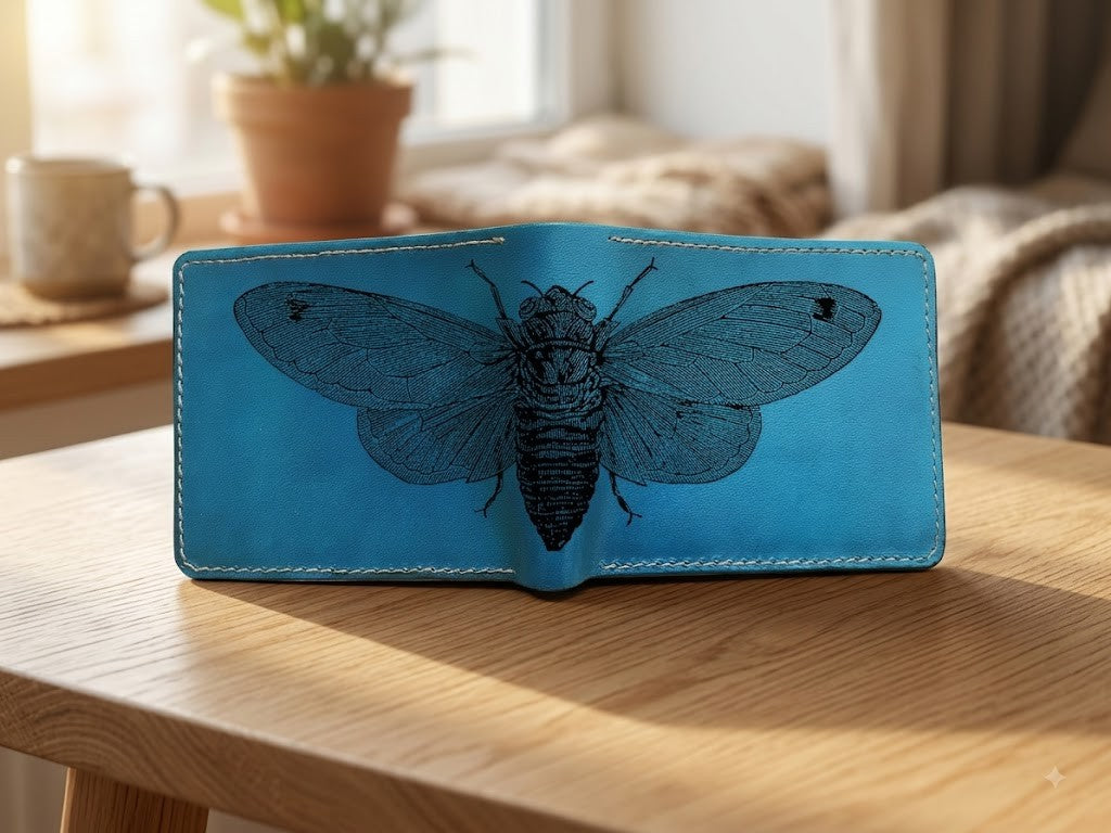 Insect genuine leather handmade gifts, personalized insect present