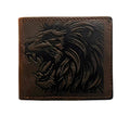 Personalized Leather Wallet, Handcrafted Cowhide, Custom Name Now