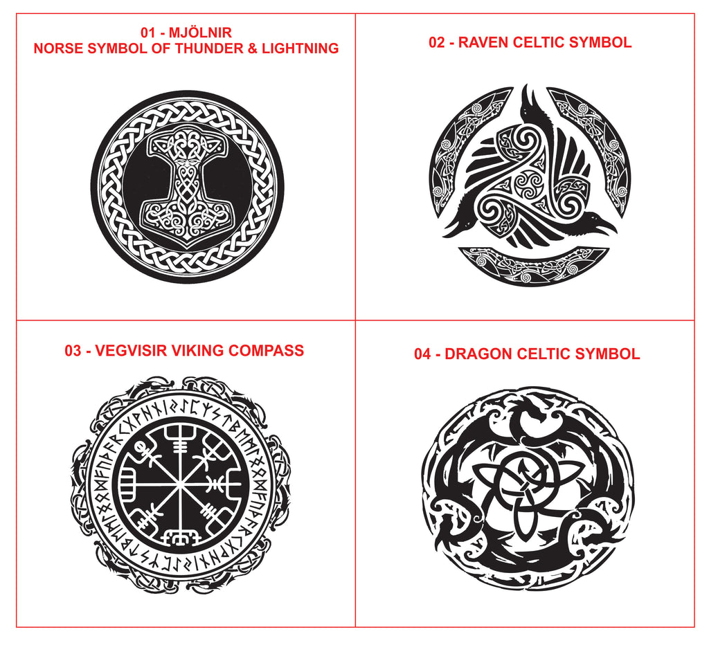 Vegvisir compass viking handcrafted wallet, nordic symbol gift for him