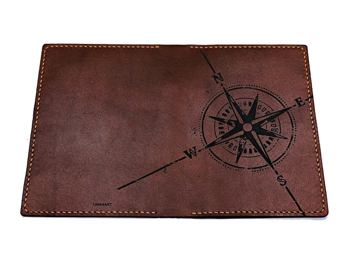 Personalized modern compass leather Passport Wallet, Passport Cover, Passport Holder, Travel case cover, family passport holder