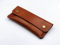 Personalized Leather Pencil Case: Handmade Unisex Gift