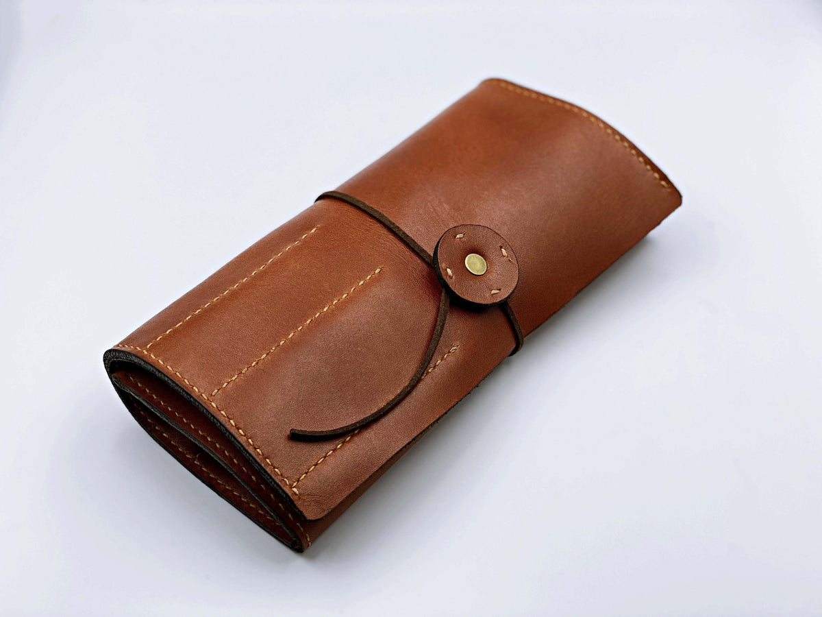 Personalized Handmade Leather Pencase mini, Back to school Accessories, Unisex gifts, Gift for teacher, Anniversary small leather present