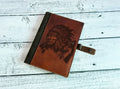 Native American Chief Leather Journal: Tribal Art Gift