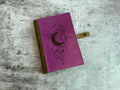 Moon Art Leather Journal: Personalized Engraved Notebook Cover