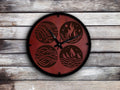 Handmade Leather Wall Clock: Natural Elements, Personalized Decor