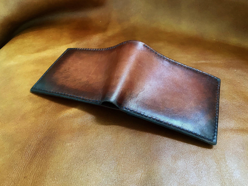 Personalized Leather Wallet: Handmade Italian Leather Gift