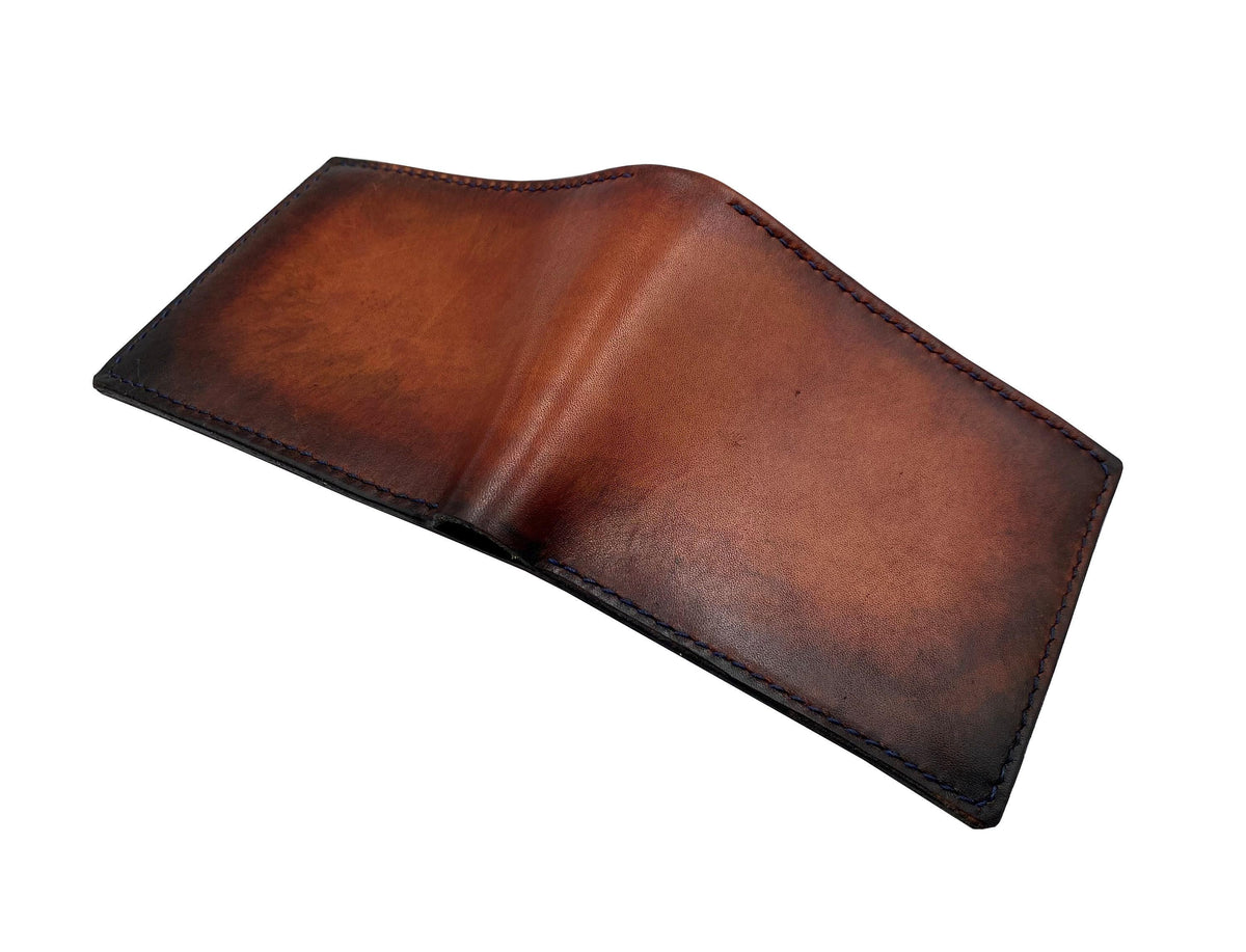 Personalized Leather Wallet: Handmade Italian Leather Gift