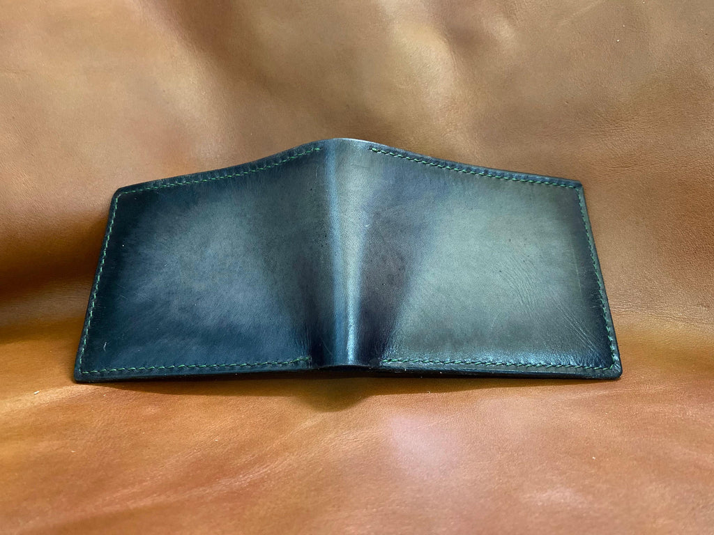 Custom Leather Wallet, Handmade Vegetable-Tanned Cowhide, Gift for Him