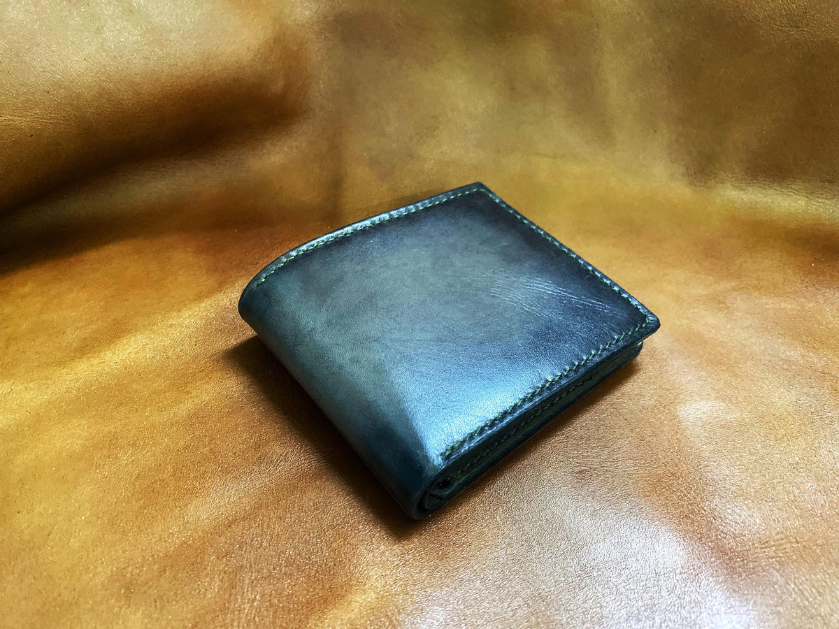Custom Leather Wallet, Handmade Vegetable-Tanned Cowhide, Gift for Him