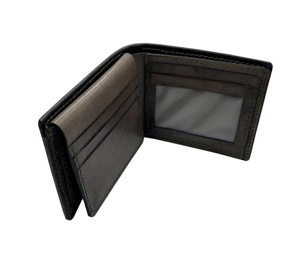 Custom Leather Wallet, Handmade Vegetable-Tanned Cowhide, Gift for Him