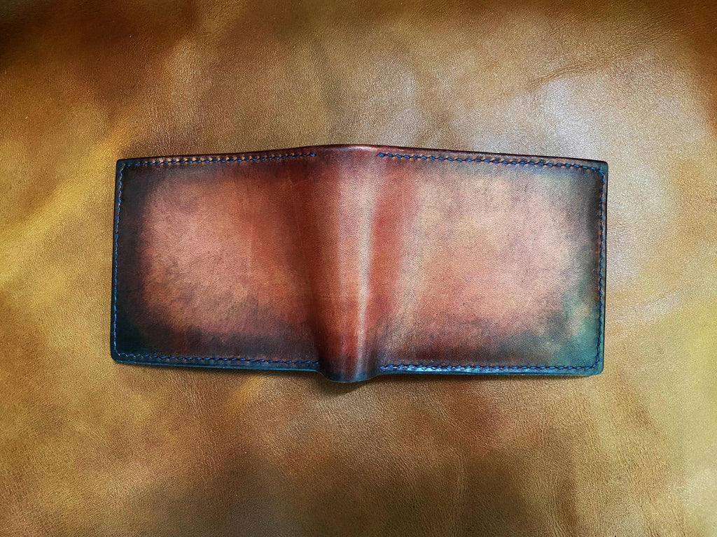 Personalized Leather Wallet: Handmade Italian Leather Gift