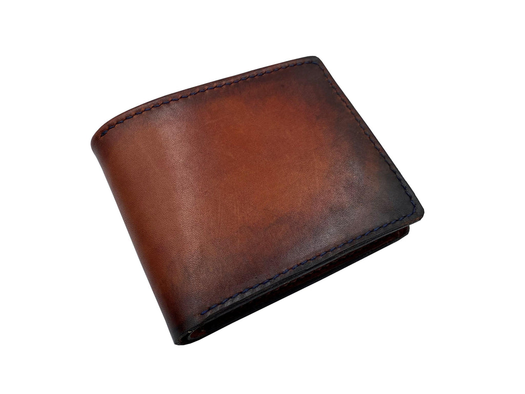 Personalized Leather Wallet: Handmade Italian Leather Gift