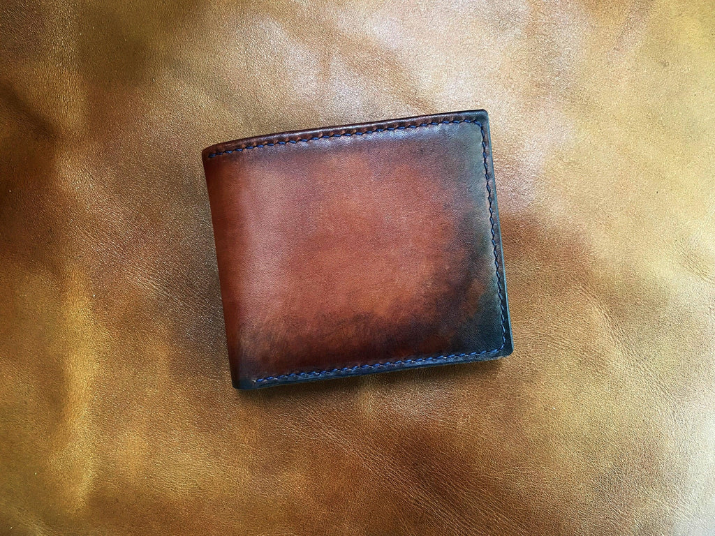 Personalized Leather Wallet: Handmade Italian Leather Gift