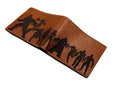 Personalized Avengers Leather Wallet, Handmade Comic Gift