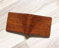 Pacman Leather Wallet: Handmade Video Game Gift, Personalized Option