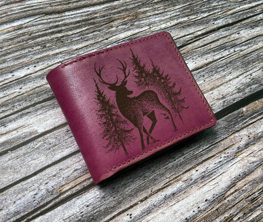 Shark Pattern Leather Wallet: Handmade Ocean Animal Gift