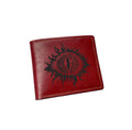 Sauron Eye Leather Wallet: Handmade Fantasy Art Men's Wallet