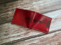 Solar System Leather Wallet: Personalized Astronomy Gift