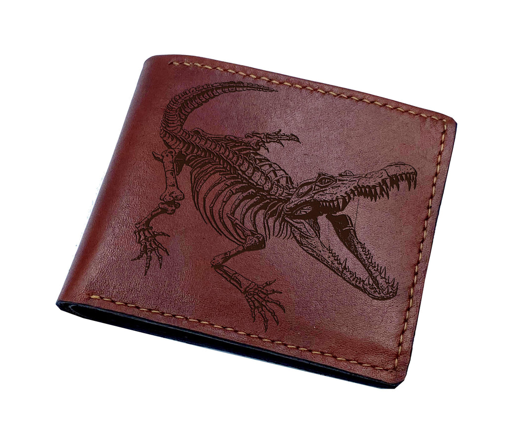 Crocodile custom genuine leather handmade wallet, Alligators reptile personalized gift