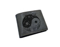 Handmade Leather Ying Yang Cosmo Wallet, Space Art Wallet