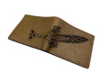 Custom Engraved Leather Bifold Wallet: Fantasy Sword Art