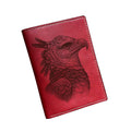 Engraved Harpy Eagle Leather Wallet, Custom Bifold, Bird Lover Gift