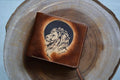Personalized Lion Leather Wallet: Handmade Slim Bifold