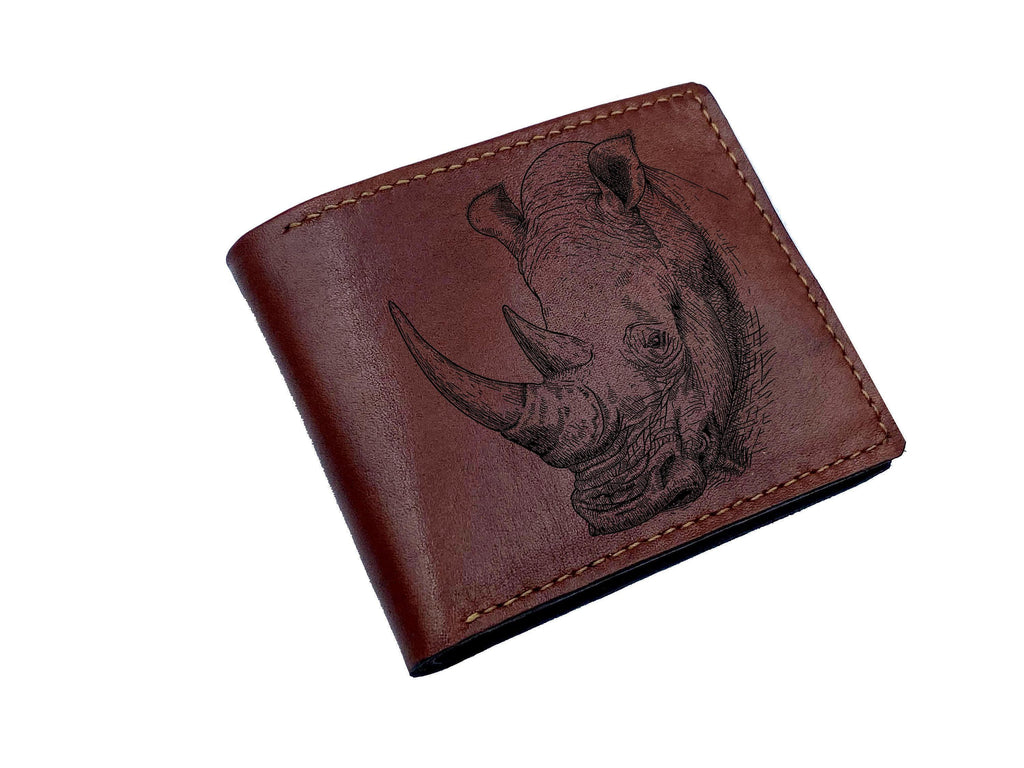 Leather Fish Wallet: Personalized Seafarer Gift