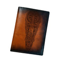 Handmade Leather Wallet: Celtic Viking Sword, Personalized Engraving