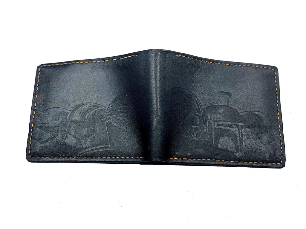 Personalized Star Wars Villains Leather Wallet: Darth Vader, Kylo Ren