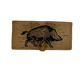 Boar Anatomy Leather Wallet, Animal Art, Personalized Gift