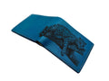 Engraved Jaguar Leather Wallet, Personalized Gift for Him