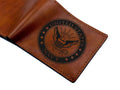 Personalized US Navy Leather Wallet: Handmade Military Gift