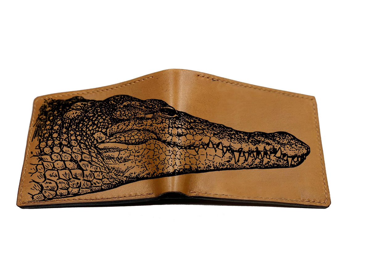 Personalized Leather Wallet: Japanese Beetle Engraved, Insect Gift