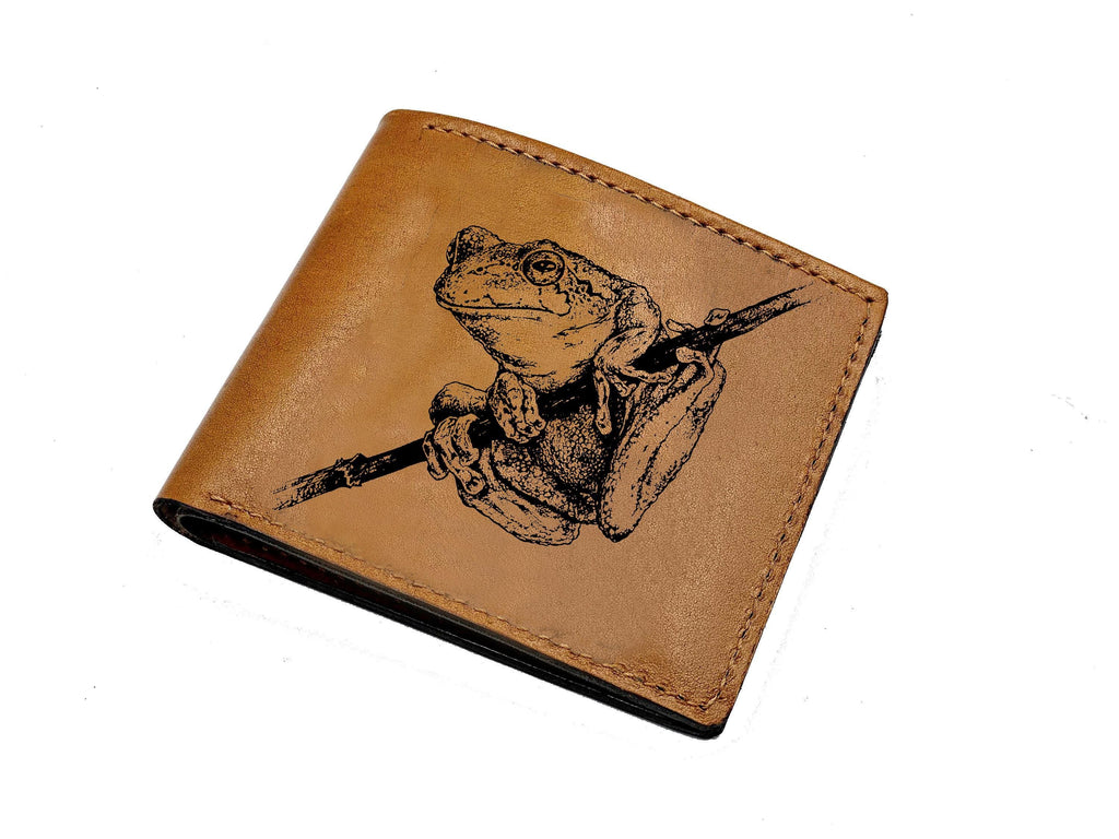 Personalized Leather Wallet: Japanese Beetle Engraved, Insect Gift