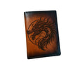 Dragon Leather Passport Wallet: Custom Engraved Travel Wallet