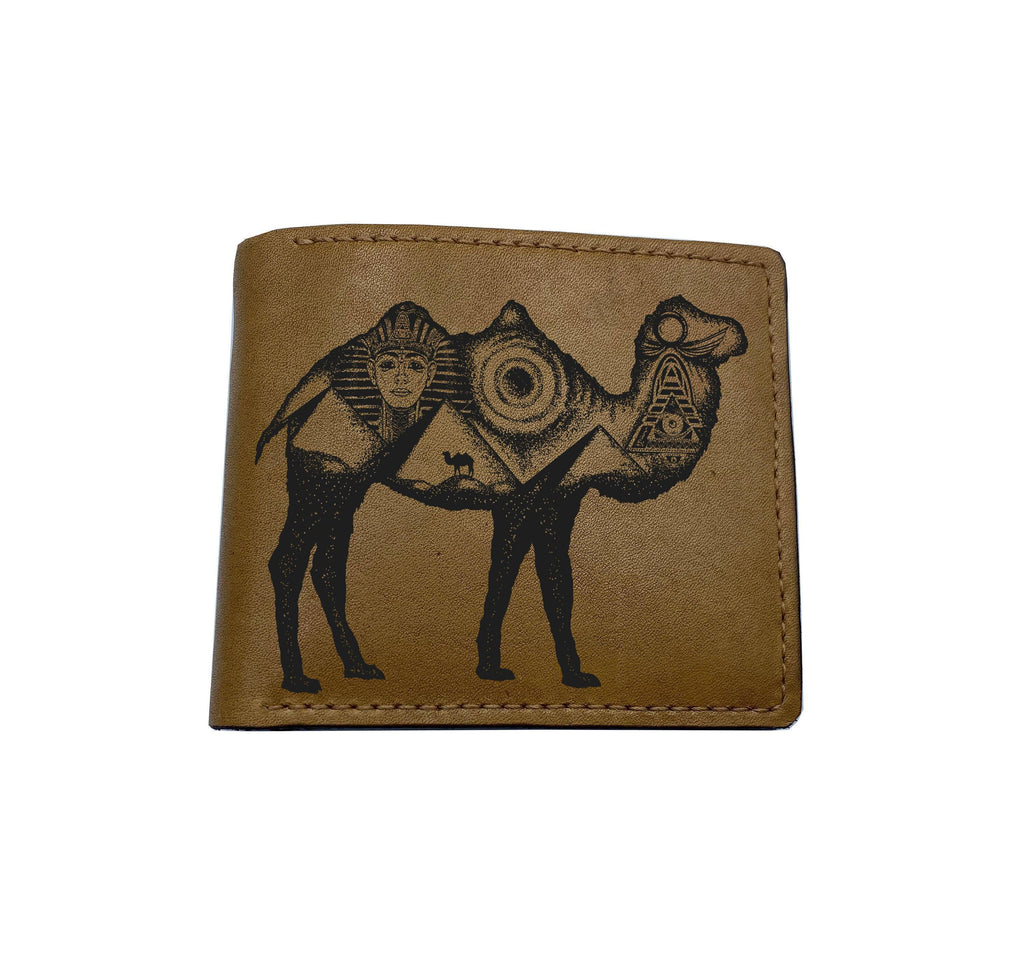 Whale Tattoo Leather Wallet: Handmade Bifold Gift