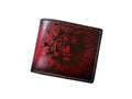 Personalized Genuine Leather Wallet, Tiger Art Engraving, Gift for Dad