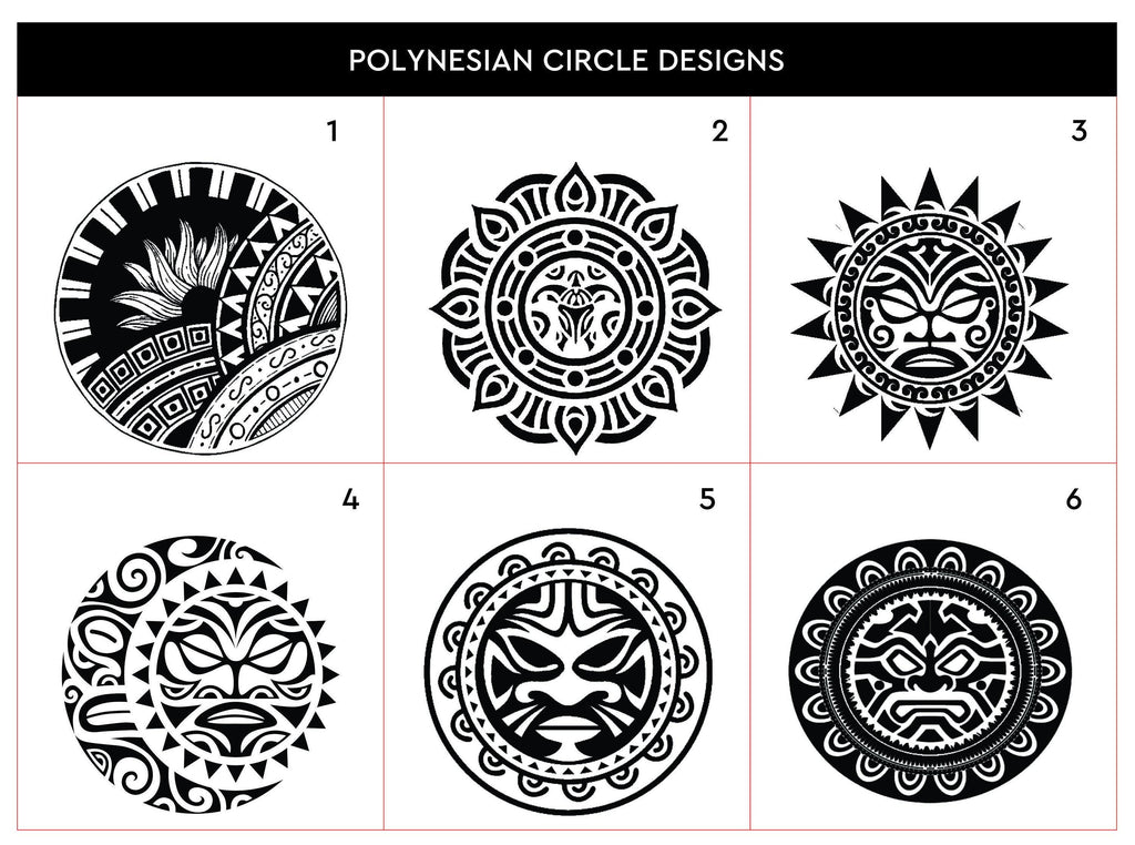 Personalized Leather Wallet: Polynesian Tribal Design, Handmade