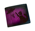 Alien Cat Leather Wallet: Handcrafted Bifold, Custom Engraved